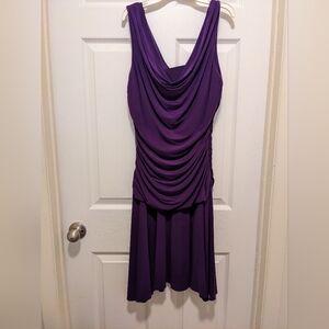 Dress, Size 16, Violet, Dressbarn